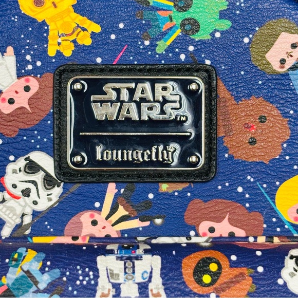 Loungefly Star Wars Chibi Character Print Mini Backpack - Picture 9 of 14